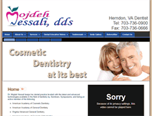 Tablet Screenshot of herndoncosmeticdentistry.com